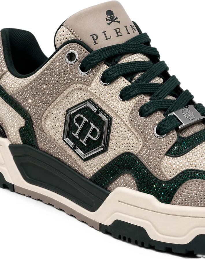Philipp Plein Predator V2 Strass low-top sneakers Beige - Foto 2