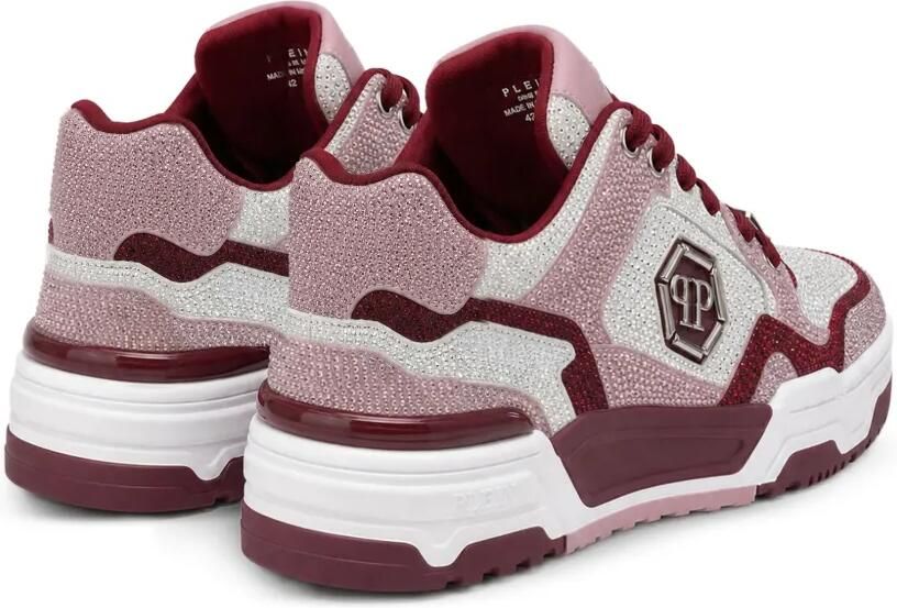 Philipp Plein Predator V2 Strass low-top sneakers Roze - Foto 4