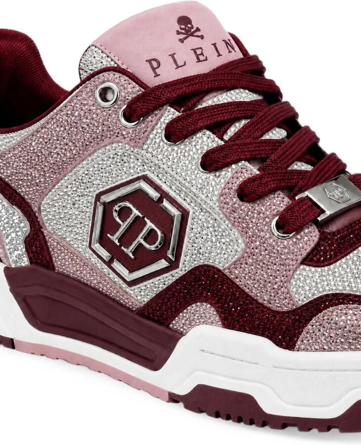 Philipp Plein Predator V2 Strass low-top sneakers Roze - Foto 2