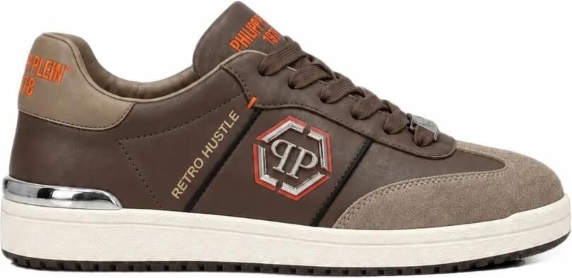 Philipp Plein Retro Hustle low-top sneakers Bruin