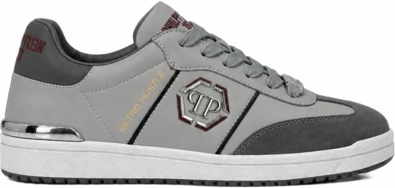 Philipp Plein Retro Hustle low-top sneakers Grijs
