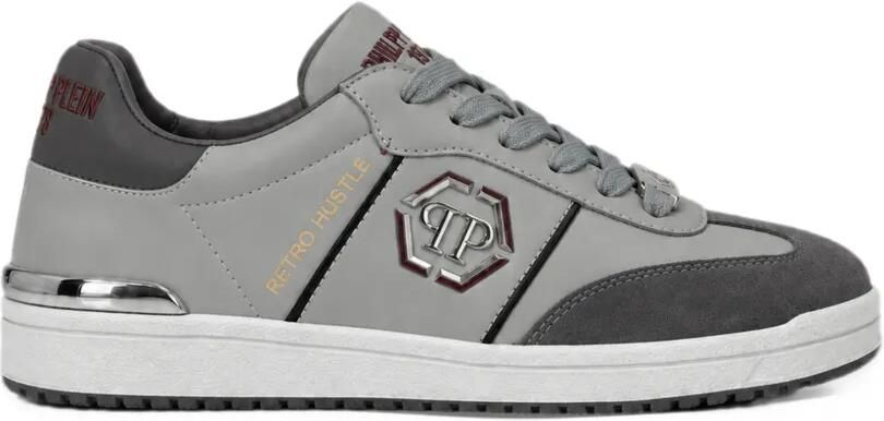 Philipp Plein Retro Hustle low-top sneakers Grijs