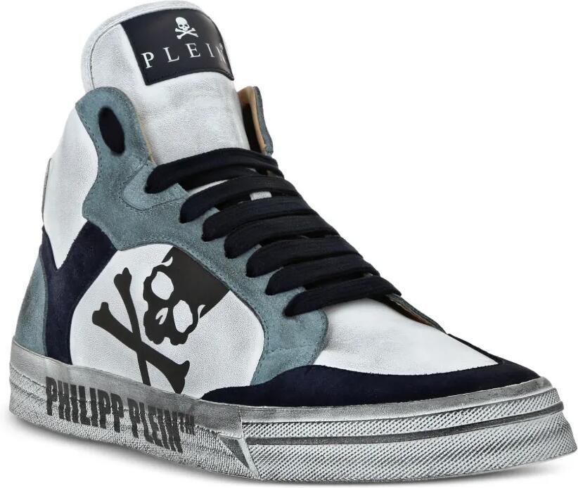 Philipp Plein Retrokickz high-top sneakers Wit - Foto 4
