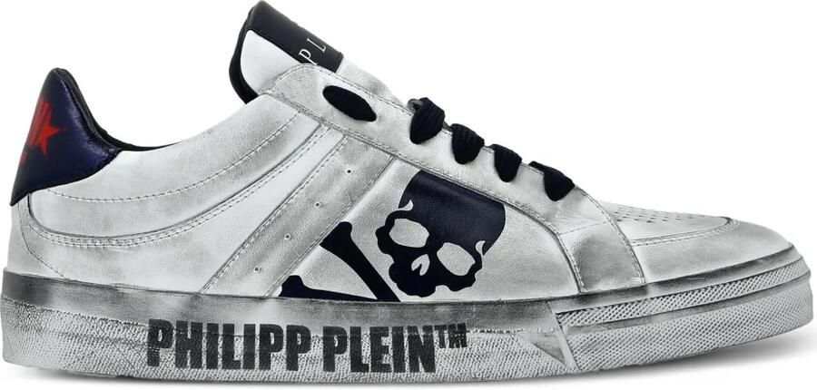 Philipp Plein Retrokickz low-top sneakers Wit