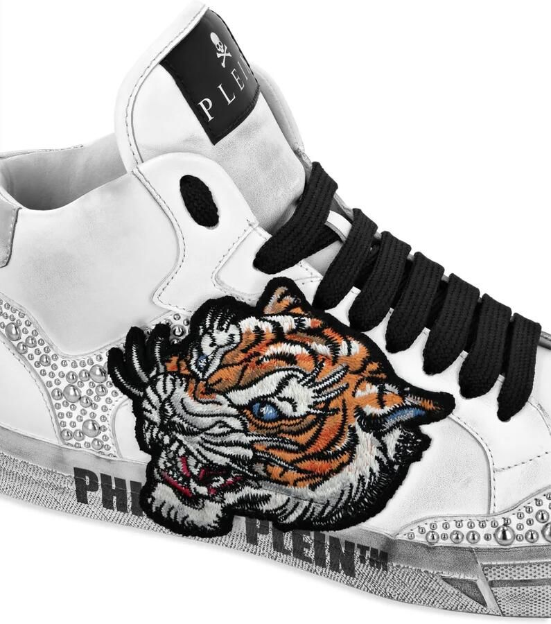 Philipp Plein Retrokickz Tiger sneakers Wit - Foto 2