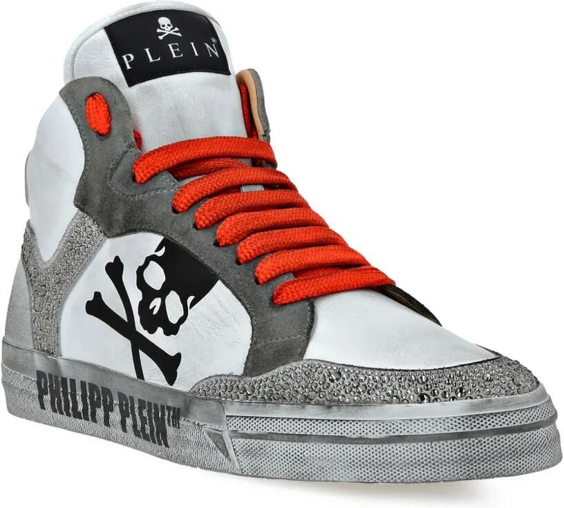 Philipp Plein Retrokickz TM high-top sneakers Wit - Foto 3