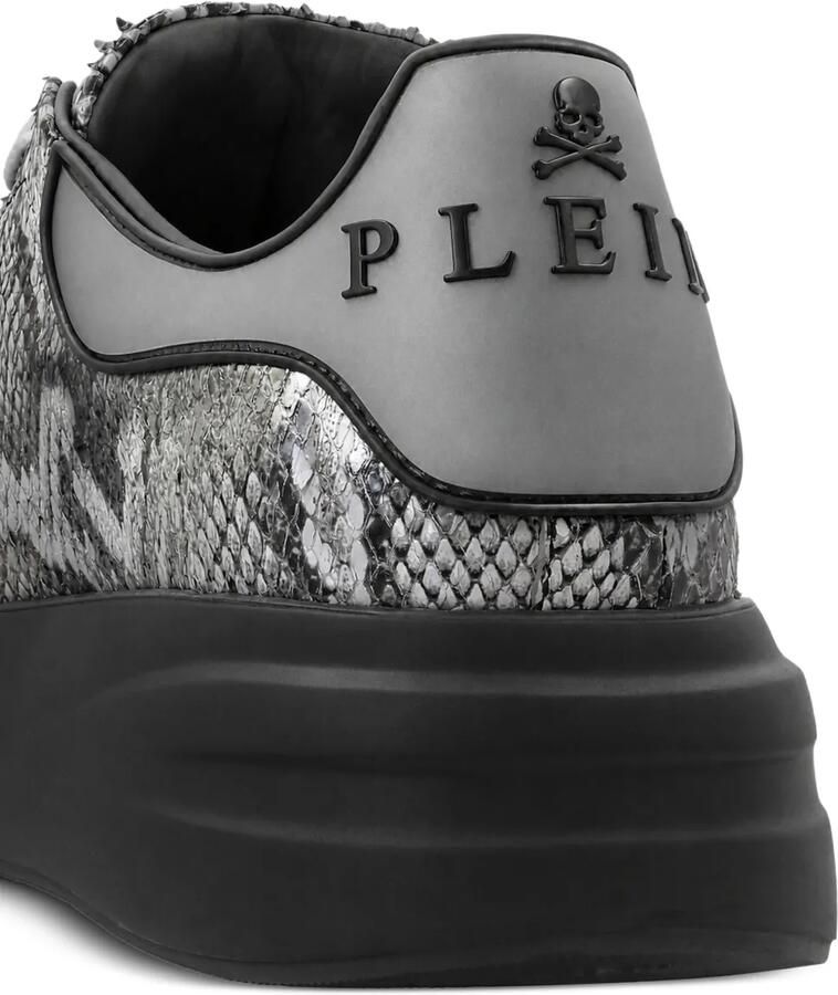Philipp Plein Roccia low-top sneakers met python-print Grijs - Foto 2