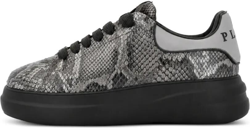 Philipp Plein Roccia low-top sneakers met python-print Grijs - Foto 4