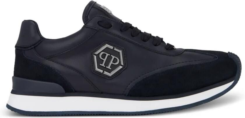 Philipp Plein Runner Hexagon Patch sneakers Blauw