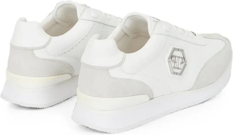Philipp Plein Runner Hexagon Patch sneakers Wit - Foto 4