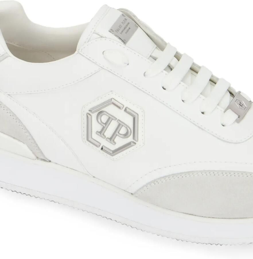 Philipp Plein Runner Hexagon Patch sneakers Wit - Foto 2