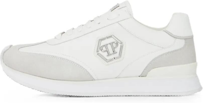 Philipp Plein Runner Hexagon Patch sneakers Wit - Foto 5