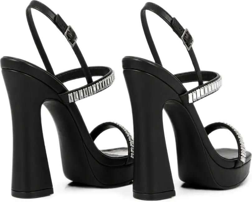 Philipp Plein Sandalen verfraaid met kristallen Zwart - Foto 1