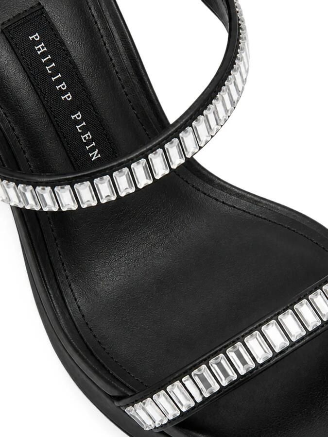 Philipp Plein Sandalen verfraaid met kristallen Zwart - Foto 5