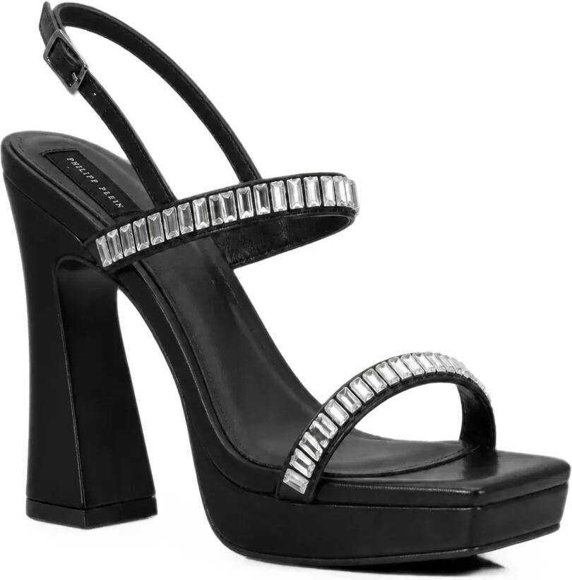 Philipp Plein Sandalen verfraaid met kristallen Zwart - Foto 2