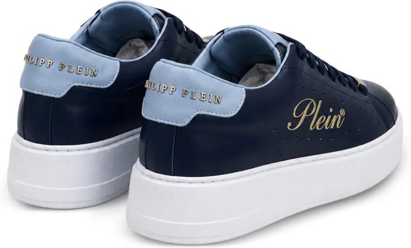 Philipp Plein Signature low-top sneakers Blauw - Foto 4