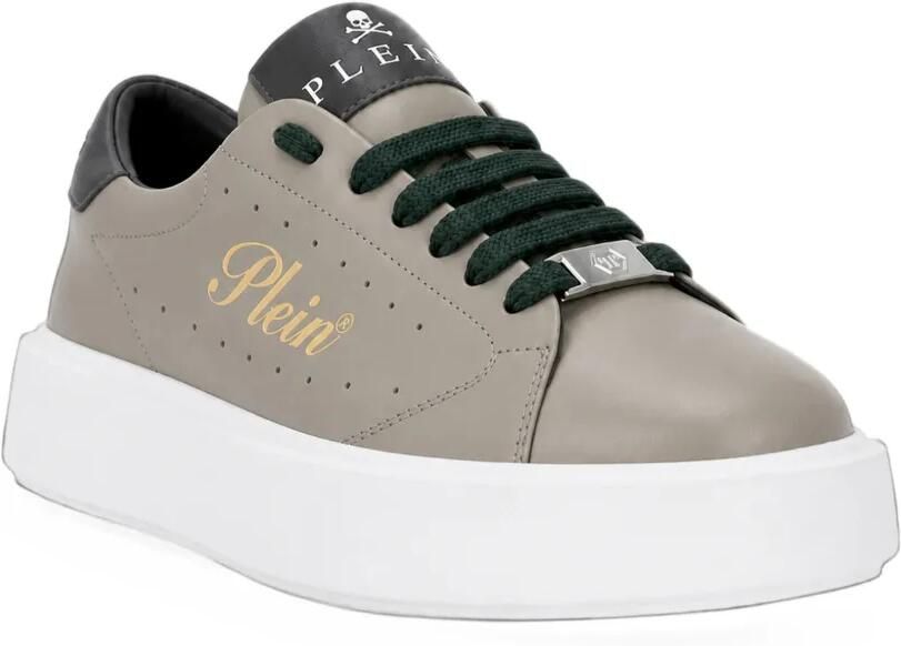Philipp Plein Signature low-top sneakers Grijs - Foto 3
