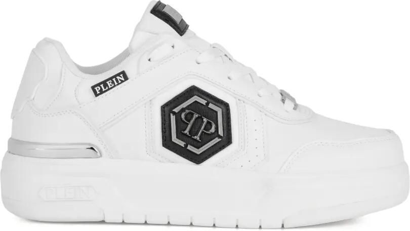 Philipp Plein SK8R low-top sneakers met logo Wit