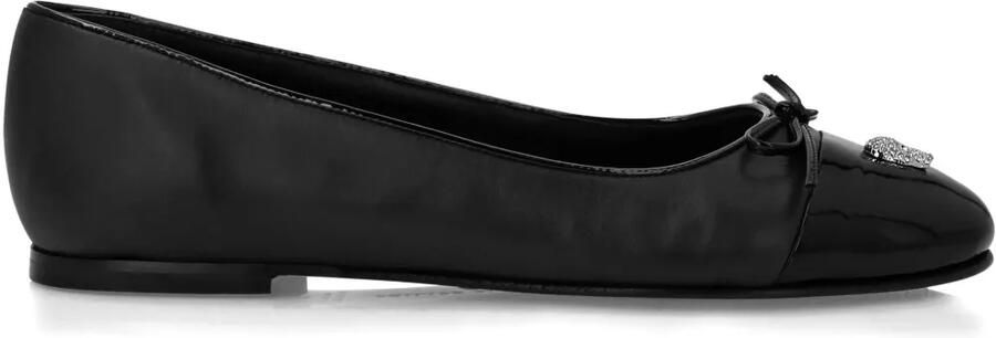 Philipp Plein Skull ballerina's Zwart