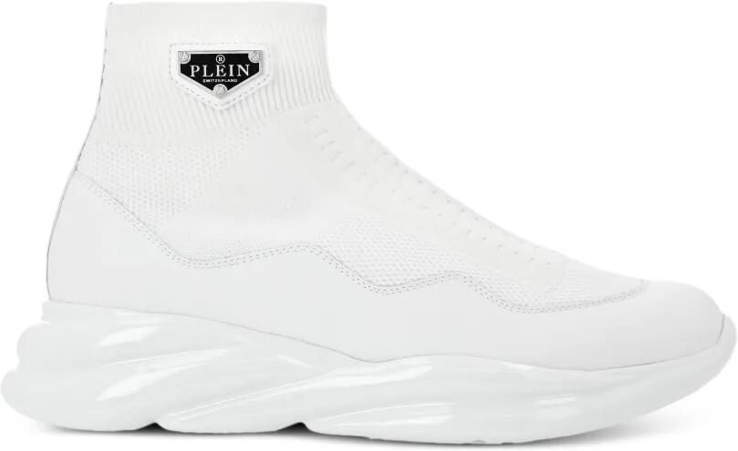 Philipp Plein Skywalker Runner soksneakers Wit