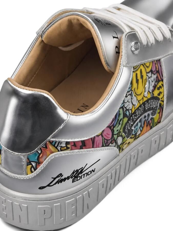 Philipp Plein Smile All Over sneakers Zilver - Foto 2
