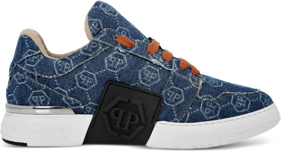 Philipp Plein Sneakers met monogram Blauw - Foto 1