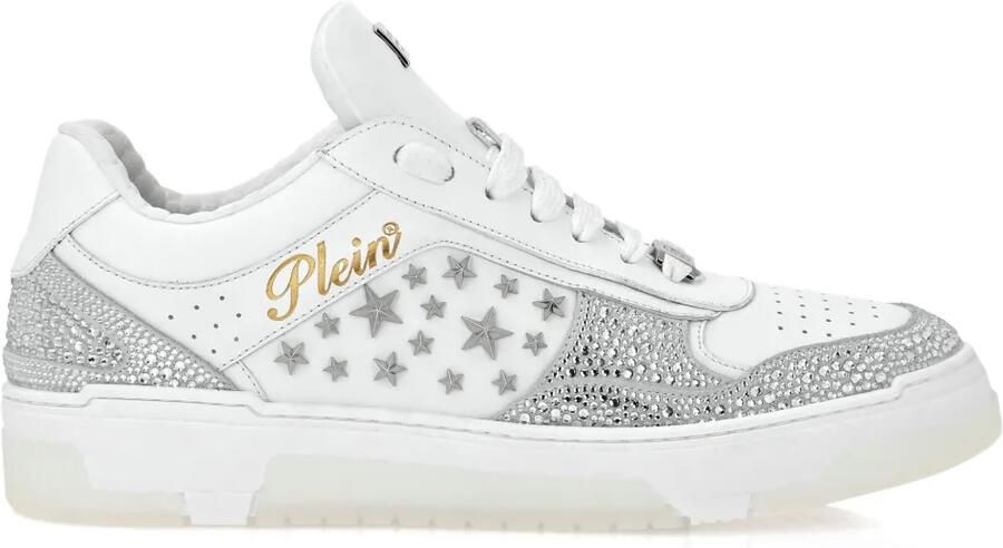 Philipp Plein Sneakers met studs Wit