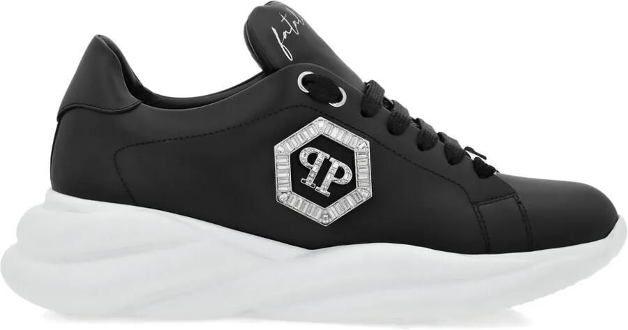 Philipp Plein Sneakers verfraaid met kristallen Zwart