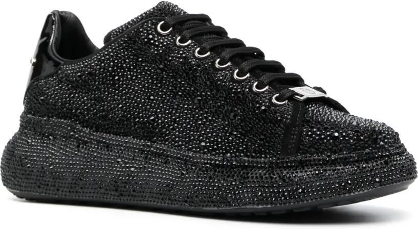 Philipp Plein Sneakers verfraaid met kristallen Zwart