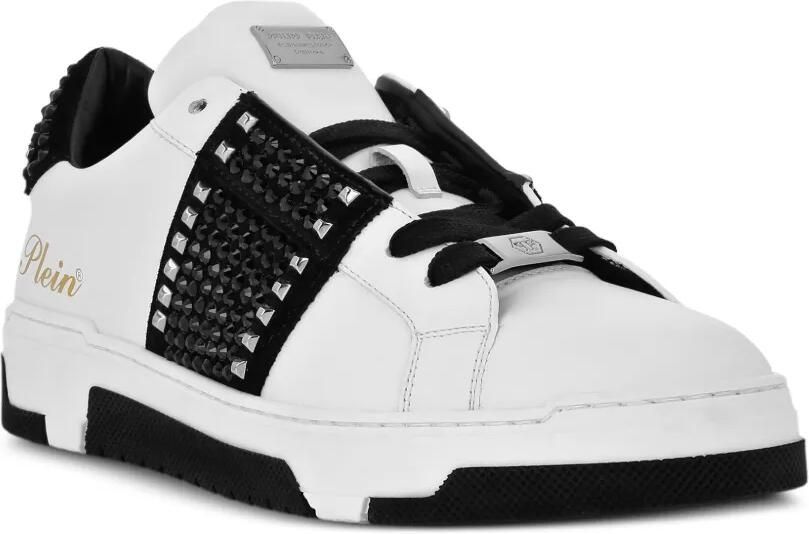 Philipp Plein Sneakers verfraaid met studs Wit - Foto 4