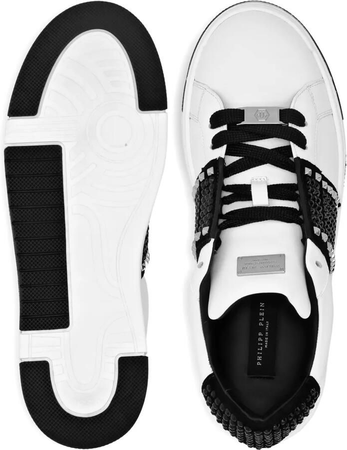 Philipp Plein Sneakers verfraaid met studs Wit - Foto 3