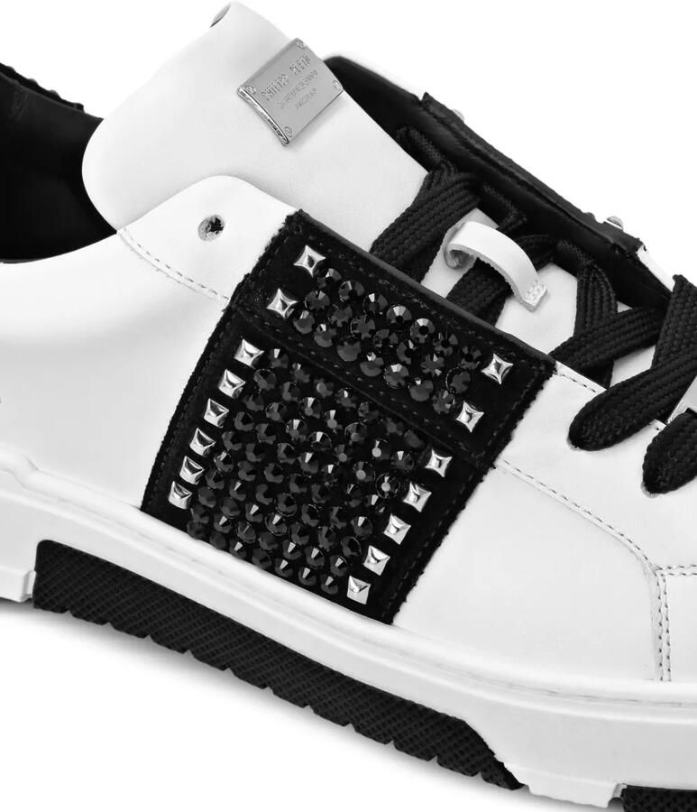 Philipp Plein Sneakers verfraaid met studs Wit - Foto 2