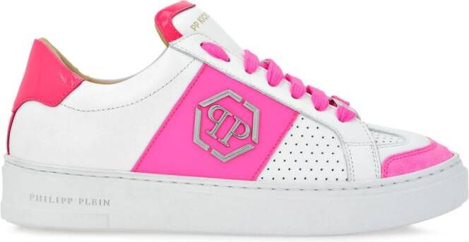 Philipp Plein PP Kicks low-top sneakers Wit