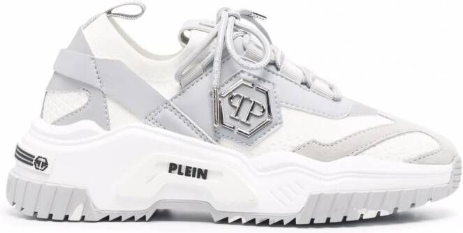 Philipp Plein Predator low-top sneakers Grijs