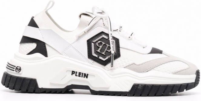Philipp Plein Predator low-top sneakers Wit