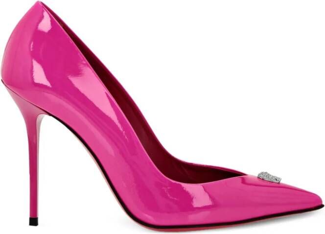 Philipp Plein Pumps met puntige neus Roze