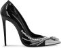 Philipp Plein Pumps verfraaid met kristallen Zwart - Thumbnail 1