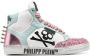 Philipp Plein Retrokickz TM leren sneakers Wit - Thumbnail 1