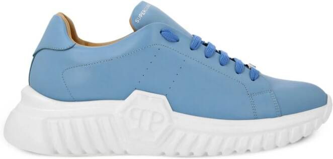 Philipp Plein Runner Hexagon low-top sneakers Blauw