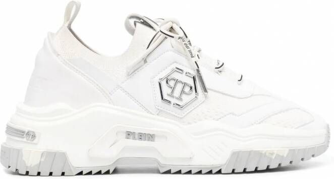 Philipp Plein Runner Hexagon low-top sneakers Wit