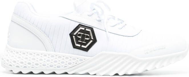 Philipp Plein Runner Hexagon low-top sneakers Wit