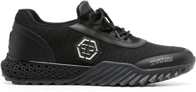 Philipp Plein Runner Hexagon low-top sneakers Zwart