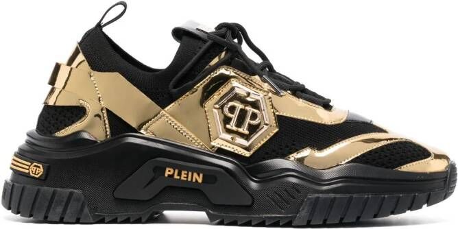 Philipp Plein Runner Hexagon low-top sneakers Zwart