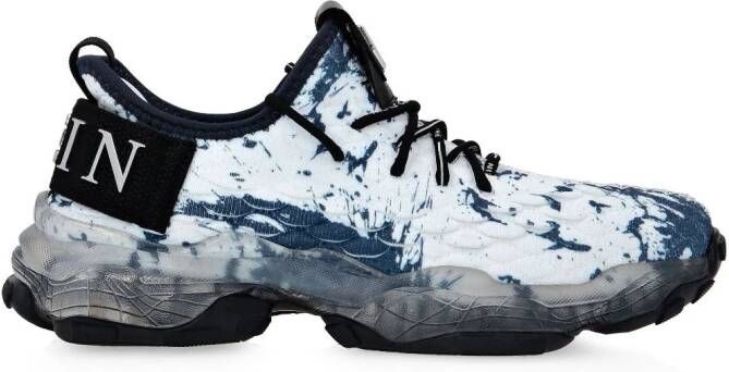 Philipp Plein Runner Hyper $hock sneakers Blauw