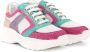 Philipp Plein Runner sneakers met colourblocking Wit - Thumbnail 1