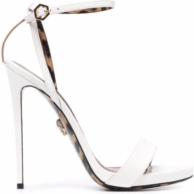 Philipp Plein Sandalen met hoge hak Wit
