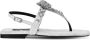 Philipp Plein Sandalen met kristallen doodskop Wit - Thumbnail 1