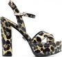 Philipp Plein Sandalen met luipaardprint Beige - Thumbnail 1