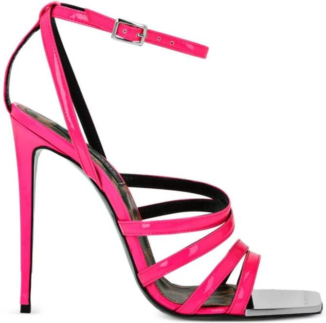 Philipp Plein Sandalen met vierkante neus Roze