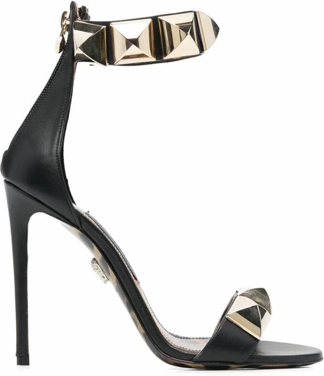 Philipp Plein Sandalen verfraaid met studs Zwart